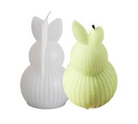 Stampo per uova di coniglio generico in resina di Pasqua in silicone per Pasqua per resina | in calcestruzzo per uova di coniglietto di Pasqua per fai da te