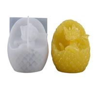 Stampo per uova di drago - Forma di fusione dal design mitico in silicone flessibile, strumento per creare modelli fantasy strutturati | Forniture decorative fai-da-te per una facile pulizia, fornitur