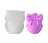 Stampo per uova di Pasqua fai da te, in silicone, per candele e uova di Pasqua