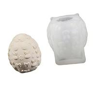 Stampo per uova di Pasqua in silicone per decorazioni Embossed Rabbitt Bow | Silicone resistente agli alimenti, per candele a tema pasqua e decorazioni