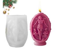 Stampo per uova di Pasqua, stampo per candele della Vergine Maria | Stampo in silicone per sapone della Vergine Maria | antiaderenti per decorazioni pasquali per colata in resina e
