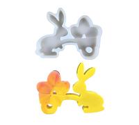 Stampo per uova e conigli a rilascio facile, pratico stampo in silicone per uova e conigli, decorazione per festival, forniture artistiche e artigianali