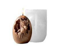 Stampo per uova e in resina 3D, riutilizzabile, per fai da te | Stampo per candele a forma di animale, per sapone, cioccolato, vacanze, compleanni, feste, casa, scrivania, ufficio, scuola