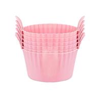 Stampo per uova in silicone 6 pezzi strumento liscio riutilizzabile | Stampo per torta in miniatura per mousse Brownie Pudding Muffins Insalata di uova Panini
