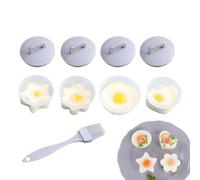 Stampo per uova in silicone, stampo per uova in silicone, stampo per uova e portauovo in camicia, per cucinare le uova, stampo in silicone, stampo per uova in camicia, stampo per uova in silicone