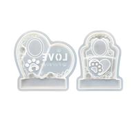 Stampo per urna commemorativa per animali domestici, in resina epossidica, accessorio versatile per ricordi artistici, forma riutilizzabile in silicone per commemorazioni personalizzate