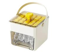 Stampo Per Vassoio Del Ghiaccio - Design A Pressa A Doppio Strato 15x15x13 Cm | Scatola Per Per Ghiaccio | Comodo Per Piscina, Cucina, Picnic, Campeggio, Bevande, Whisky, Cocktail, Bibite, Succ