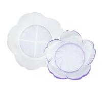 Stampo per Vassoio in Resina epossidica, Stampo in Resina per Ciotola di Frutta Fai da Te, Stampo per Vassoio in Silicone Tipo Petalo, Stampo per di stoccaggio di Gioielli, Wafer per Snack di