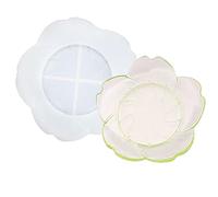 Stampo per vassoio in silicone, nuovo stampo in silicone per versare resine epossidiche con petali - piastra per gioielli per la produzione di piastre per snack, decorazione per la casa