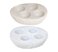 Stampo per vassoio per uova - Design in materiale in silicone flessibile, contenitore per stampi per vassoio per uova e strumento di artigianato | Accessorio da cucina versatile per un vantaggio di