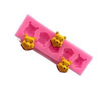 Stampo Per Zucchero Flip 2 Pezzi Cartone Animato 5 Anche Winnie The Pooh Stampo In Silicone Fai Da Te Biscotto Con Gocce Di Cioccolato Torta Fondente Integratore Alimentare Per Bambini Stampo Da Forno
