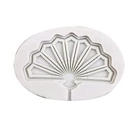 Stampo pieghevole in silicone per mousse a ventaglio per fondente torta bordo cioccolato strumenti di decorazione per torte da cucina accessori da forno stampi in silicone per torte da forno forme