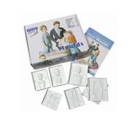 STAMPO PLASTICA FAMIGLIA 4 PEZZI