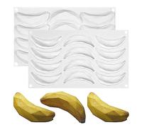 Stampo poligonale in silicone a 12 cavità per frutta, banana, fondente, cioccolato, mousse, strumenti per decorare torte, sapone, cioccolato, forme diverse per la casa
