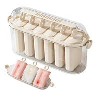 Stampo pop maker 6 cavità grande capacità facile rilascio | Stampi per ghiaccioli per casa, dormitorio, feste, appartamento, estate, succhi di frutta, marmellate, budini, frutta