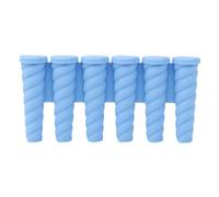 Stampo pop maker, 6 stampi per cubetti di ghiaccio integrati in silicone per bambini, per creare pop, , stampi per cubetti di ghiaccio, semplice Home Pop Maker, 6 pezzi, in silicone, facile da