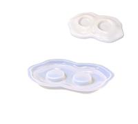Stampo porta candele a forma di uovo, in silicone, strumento fai da te per aromaterapia e artigianato pasquale (B06C-1450.00gProteinMolds)
