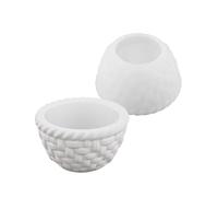 Stampo Portacandele Coppa Base A Forma Cesto Fiori Stampi Per Fioriere Succulente Per Progetti Creativi Artigianali