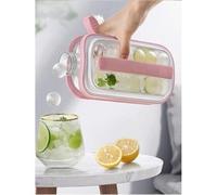 Stampo portatile per cubetti di ghiaccio 2 in 1 Con Coperchio Con 17 Griglie Per Cocktail Vari