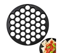 Stampo Pressa per Ravioli 37 Fori Impasto Ravioli Carne Pasta Taglia | Pressa per Dumpling Per Festival Festa Feste Party Cucina Casa Appartamento Campeggio All'Aperto Esterno Vacanze Nero