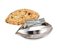 Stampo Pressa Riso Fritto A Forma Di Papaia, Acciaio Inossidabile, Stampo Modellare Il Riso, Stampo A Forma Di Omurice, For La Casa, Il Ristorante, La Decorazione Di Piatti Fai Da Te, Argento