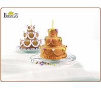 Stampo Professionale 3D Antiaderente per Dolci Torta di Compleanno Happy Birthda
