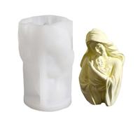 Stampo profumato fatto a mano con madre e figlio, ideale per la decorazione della casa e cerimonie religiose, stampo artigianale per statue