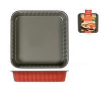 Stampo quadrato antiaderente modello Rossana di cm 24