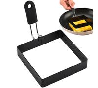 Stampo quadrato per uova da cucina gadget antiaderente pancake cornice di | Anello modellante per colazione, pranzo, cucina, appartamento, hotel, ristorante, fattoria, campeggio