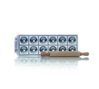 Stampo ravioli Risoli RAVIOLCASA, modello 20074 11B, 12 Fori con Mattarello,