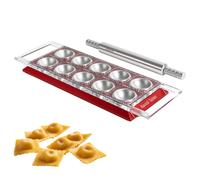 Stampo Ravioli Tablet Alluminio Rosso per Ravioli Perfetti e Regolari - Marcato