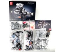 Stampo Re 10206 Auto Sportiva V8 Motore Building Blocks 737PCS Parte Tecnica MCL