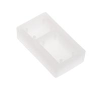 Stampo rettangolare in silicone colato con foro in resina trasparente per ciondoli per gioielli che fanno stampi in silicone per la produzione di sapone Ankh