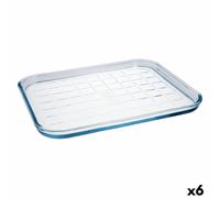 Stampo Rettangolare Pyrex Classic Vidrio Trasparente Vetro 33 x 27 x 2 cm Pia