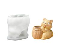 Stampo riutilizzabile in resina a forma di panda per vasi di coltura dell'acqua Vaso idroponico che fa accessorio portatile per la crescita delle piante ad alta trasparenza