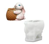 Stampo riutilizzabile in resina a forma di panda per vasi di coltura dell'acqua Vaso idroponico che fa accessorio portatile per la crescita delle piante ad alta trasparenza