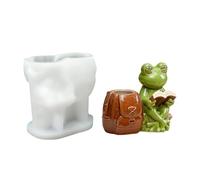 Stampo riutilizzabile in resina a forma di panda per vasi di coltura dell'acqua Vaso idroponico che fa accessorio portatile per la crescita delle piante ad alta trasparenza