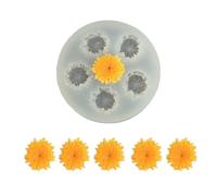Stampo riutilizzabile in silicone a forma per strumenti gioielli in argilla resina Robusto design flessibile facile da pulire Stampo per camelie crisantemo peonia