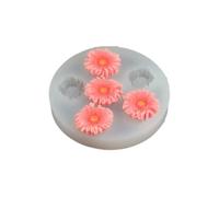 Stampo riutilizzabile in silicone a forma per strumenti gioielli in argilla resina Robusto design flessibile facile da pulire Stampo per camelie crisantemo peonia
