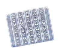 Stampo riutilizzabile in silicone per unghie per intagliare la frutta, accessori decorativi, stencil per unghie per donne