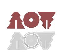 Stampo riutilizzabile in silicone per uso alimentare per albero di Natale portacandele isolato stampo decorativo festivo collegabile ramo di pino forma modellante piattaforma leggera