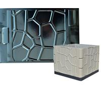 Stampo riutilizzabile per fioriera quadrata in calcestruzzo - vaso da giardin...