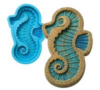 Stampo Riutilizzabile per Passi 40 cm Tema Mare con Animali Marini | Stones in Cemento per Giardino: stampo per gradini in cemento, tartaruga, per pavimentazioni e percorsi fai-da-te