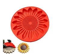Stampo riutilizzabile per pietra miliare di girasole, 38,1 cm, stampi per | Stampo in silicone per pietra miliare in calcestruzzo per giardino, sentiero passerella, prato, leggero e buon effetto