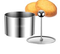 Stampo rotondo in acciaio inox - robusto stampo per dolci | pressa per dessert per forno da cucina e ristorante, stampo da riso per chef e artigiani della cucina