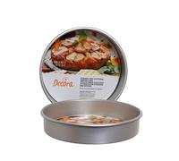 Decora Stampo da forno rotondo Ø 25 x h 5 cm in alluminio anodizzato – senza punti di saldatura