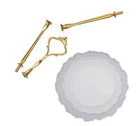 Stampo rotondo in resina siliconica Stampo per vassoio in geode irregolare in agata stampi per colata in resina epossidica per realizzare stampi per posacenere regalo decorazione domestica