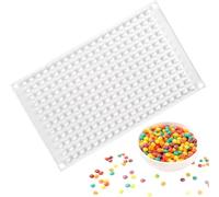 Stampo rotondo in silicone con 228 puntini per mousse, cioccolato, decorazione per torte, dolcetti per cani, frutta, snack, biscotti, dolci, caramelle, ghiaccio, fai da te