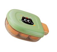 Stampo rotondo per palline di ghiaccio a 6 griglie con coperchio a prova di perdite, facile da decomporre, per cocktail, meccanismo a pressione, vassoio per cubetti di ghiaccio