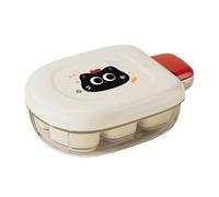 Stampo rotondo per palline di ghiaccio a 6 griglie con coperchio a prova di perdite, facile da decomporre, per cocktail, meccanismo a pressione, vassoio per cubetti di ghiaccio